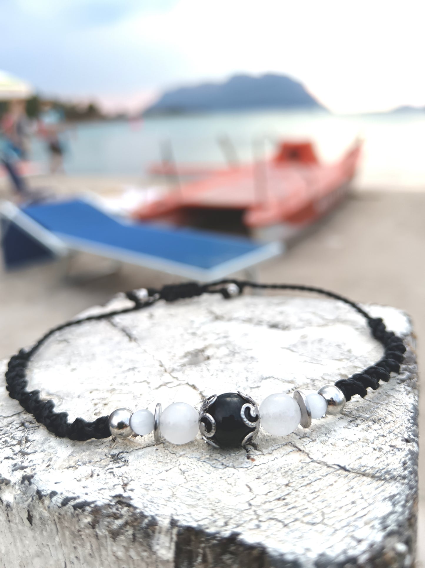Bracciale Nuraghino con Pietra Luna