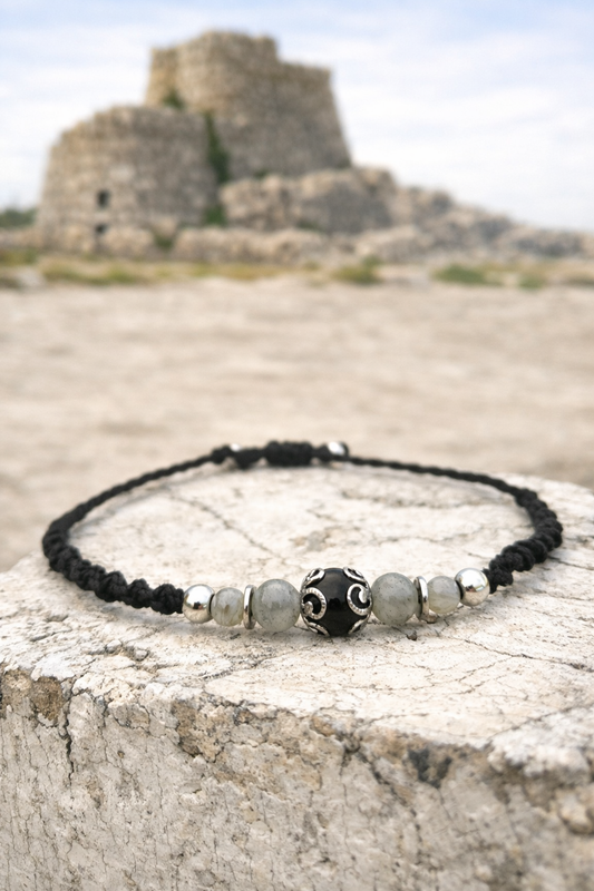 Bracciale Nuraghino con Labradorite