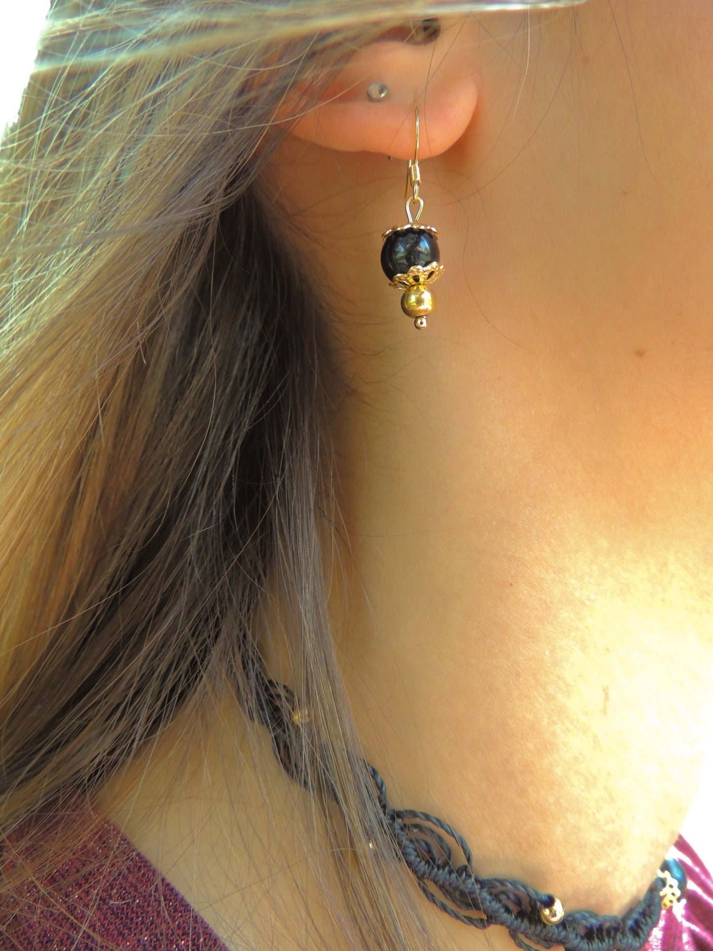 Orecchini Goccia d'Oro