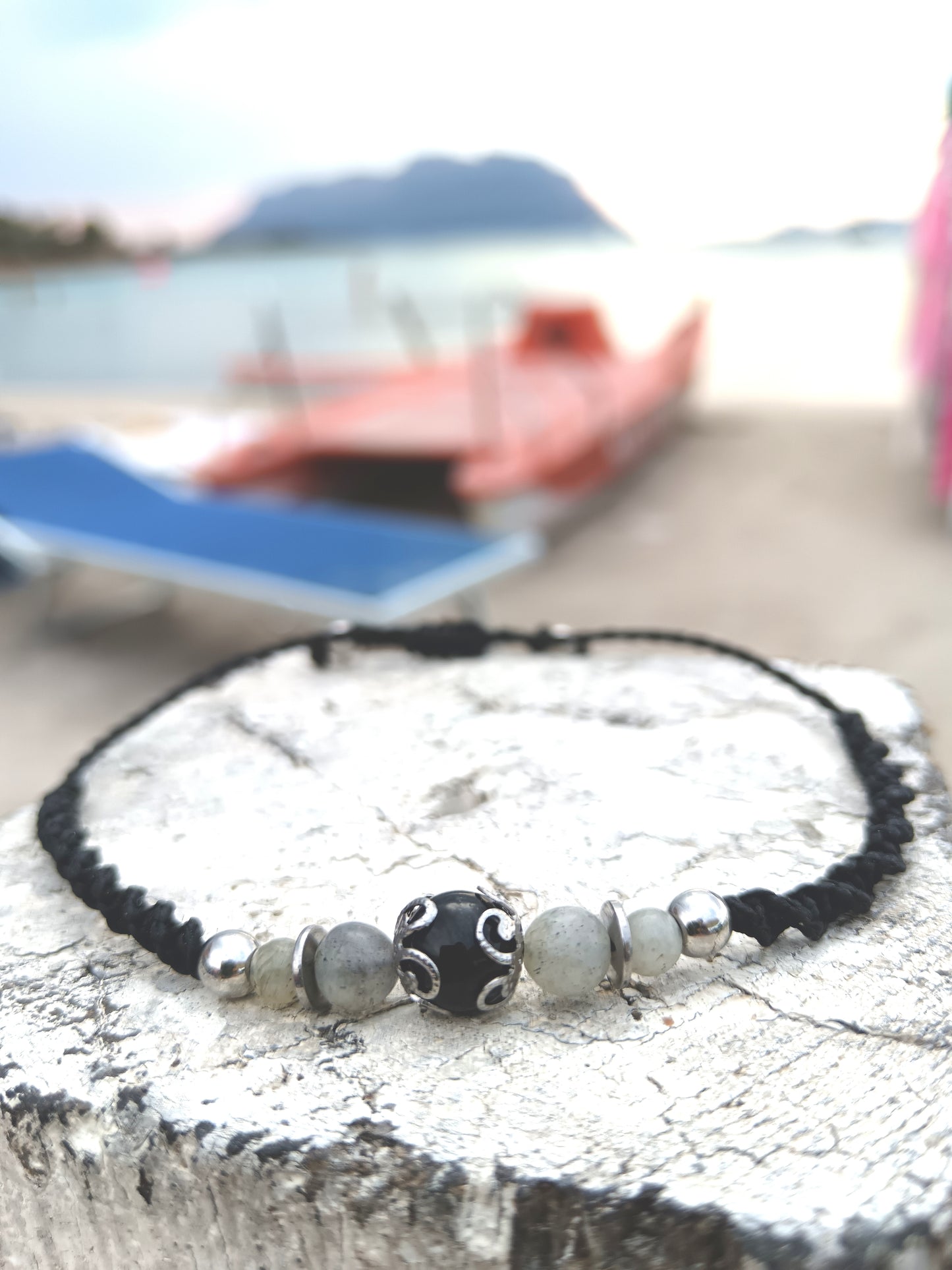 Bracciale Nuraghino con Labradorite